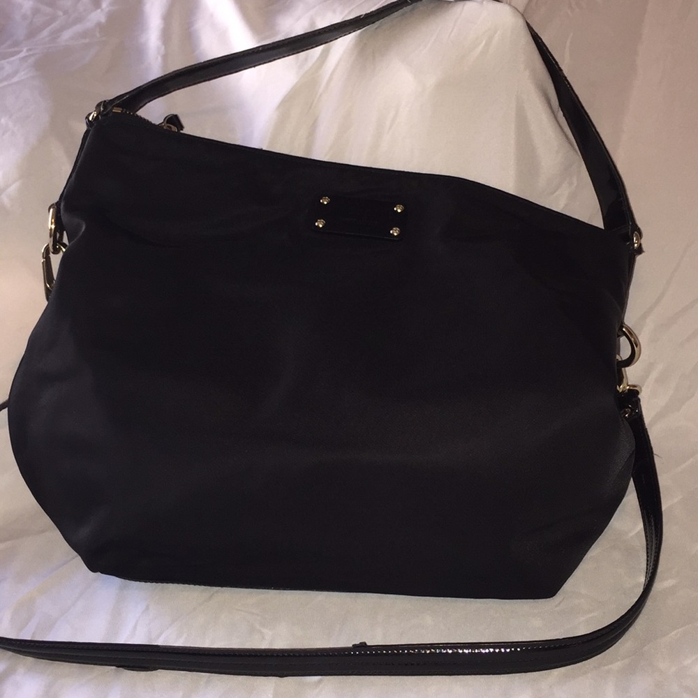 Kate Spade black and nylon shoulder bag